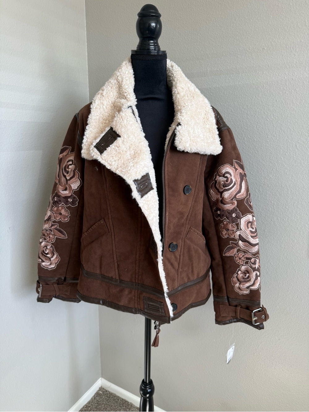 We The Free Andues Vegan Moto Jacket Small - Picture 1 of 6